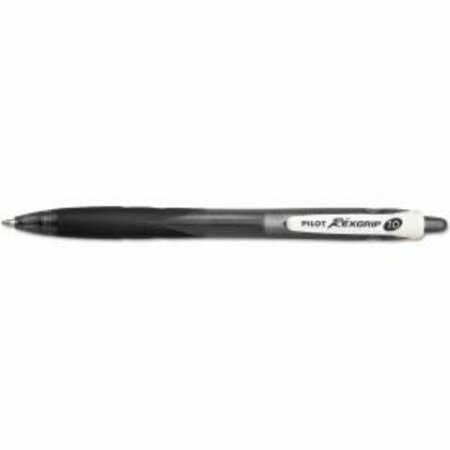 PILOT Pilot RexGrip BeGreen Retractable Ballpoint Pen, Medium 1mm, Black Ink/Barrel, Dozen 32370